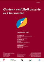 Gartenkonzerte 2007