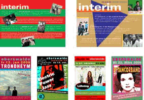 Auswahl Interim-Flyer